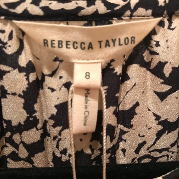 NWT Rebecca Taylor Peplum Blouse - Picture 3 of 5